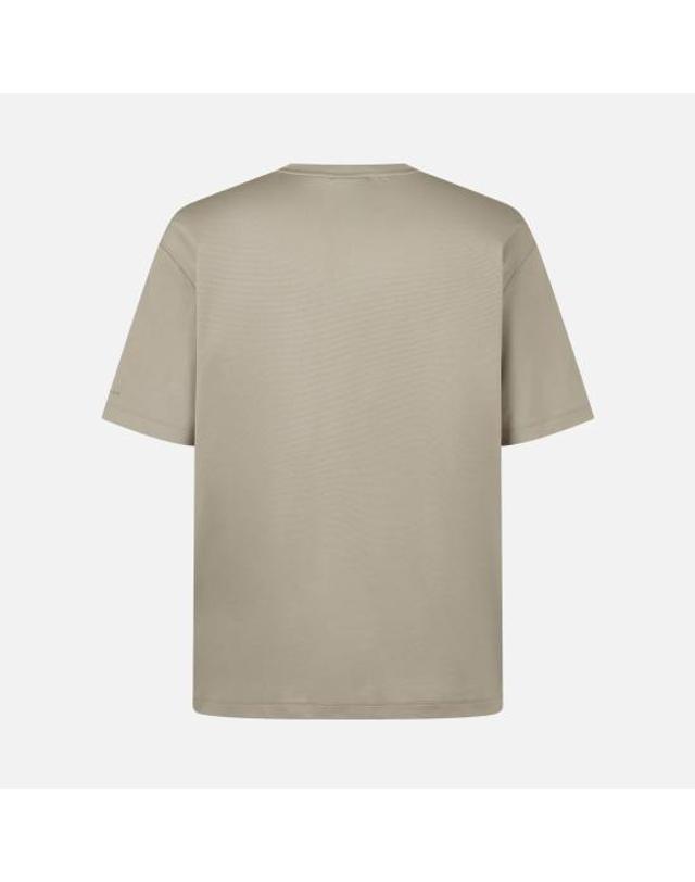 컬럼비아 [명품] 26SS 컬럼비아 반팔 티셔츠 C72YM6594212 Oxford tan DOM 착용컷