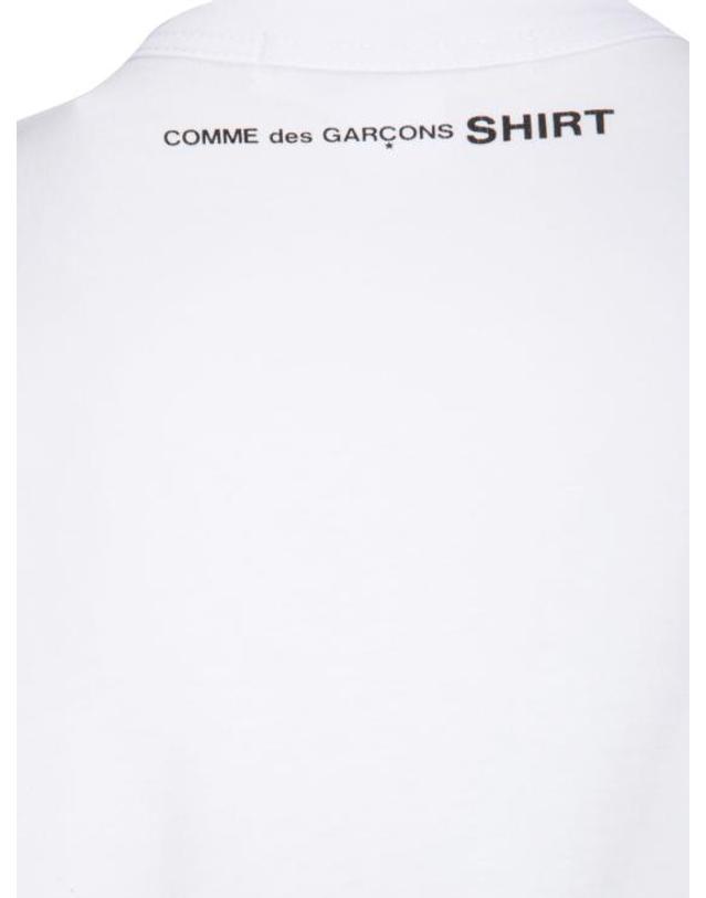꼼데가르송 [명품] 26SS 꼼데가르송 반팔 티셔츠 FQ T003 S26 3 WHITE DOM 착용컷