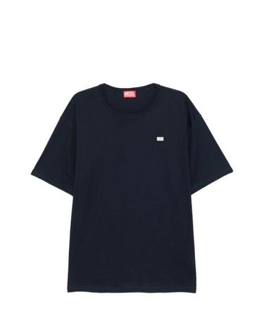 [명품] 26SS 디젤 T 박스트 R30 스몰 로고 티셔츠 A16400 0QIAM 81E NAVY DOM