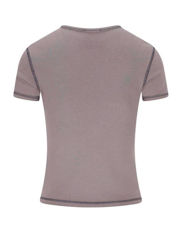 디젤 [명품] 26SS 디젤 Slim heart print 티셔츠 A20980 0QHHA 96I GRAY DOM 착용컷