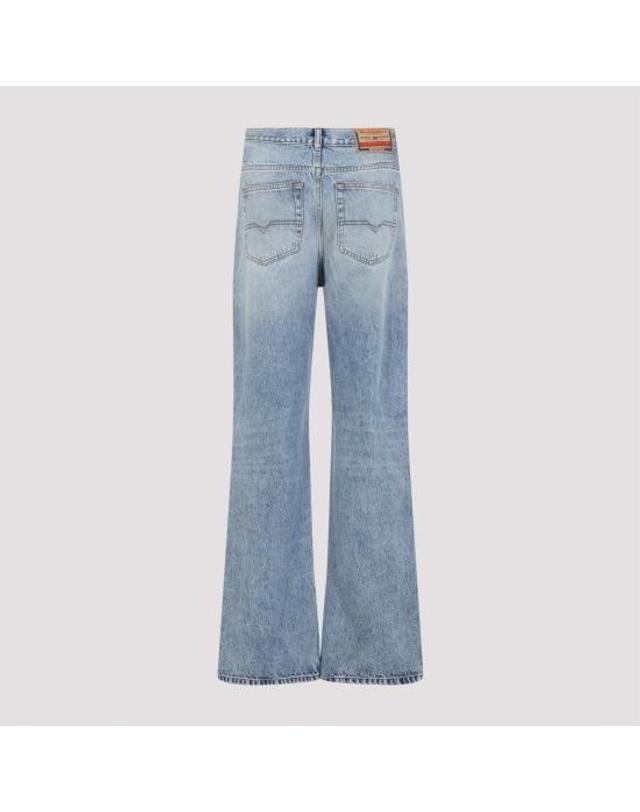 디젤 [명품] 26SS 디젤 데님 팬츠 A19869 09I29 01 LIGHT BLUE DOM 착용컷