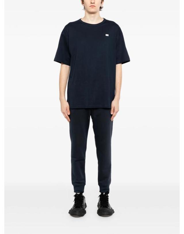 디젤 [명품] 26SS 디젤 T 박스트 R30 스몰 로고 티셔츠 A16400 0QIAM 81E NAVY DOM 착용컷