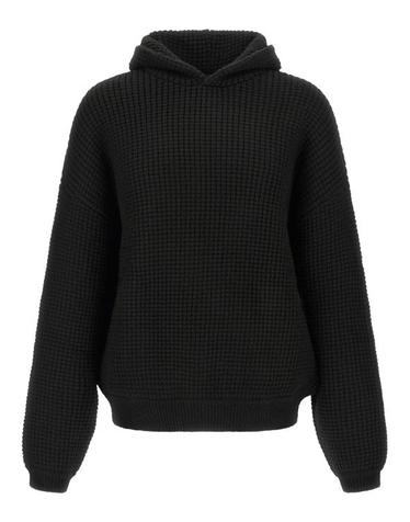 [명품] 26SS 피어오브갓 헤비 와플 니트 90s 후드 티셔츠셔츠 192HO254361F VINTAGE BLACK DOM