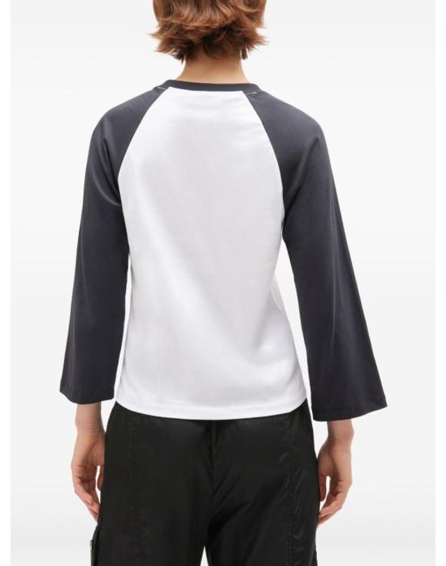가니 [명품] 가니 키티 크롭 티셔츠 T4341 151 BRIGHT WHITE DOM 착용컷