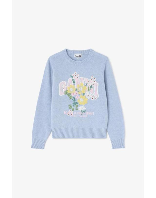 가니 [명품] 26FW 가니 스웨터 A1150059 ZXF BLUE BONNET DOM 착용컷