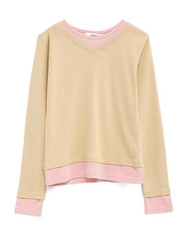 [명품] 26SS 기마구아스 긴팔 티셔츠 SAM T SHIRT BEIGEPINK DOM