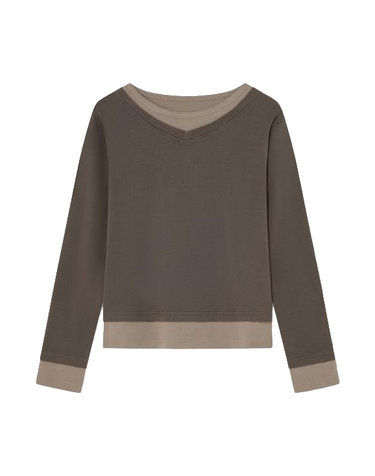 [명품] 26SS 기마구아스 긴팔 티셔츠 SAM T SHIRT LIGHTGREY DOM
