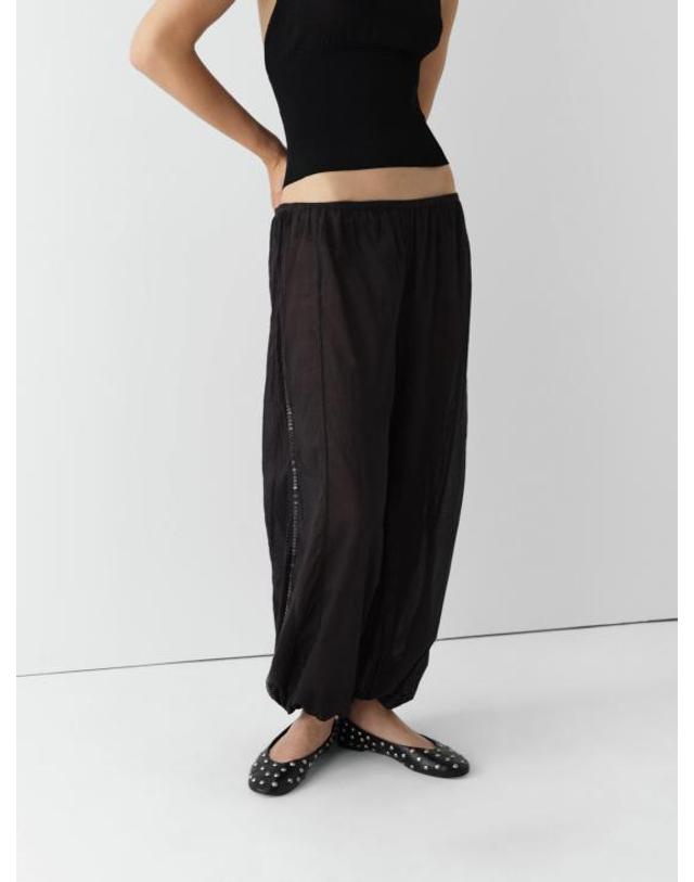 지마구아스 [명품] 26SS 기마구아스 가죽 팬츠 ANGEL TROUSERS BLACK DOM 착용컷