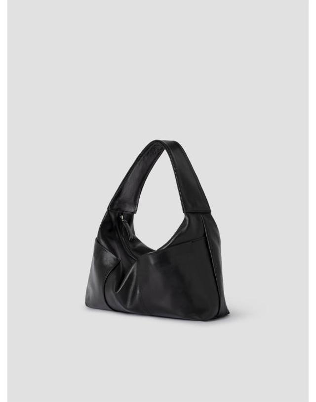지마구아스 [명품] 26FW 기마구아스 숄더백 MINI SACCO BAG BLACK DOM 착용컷