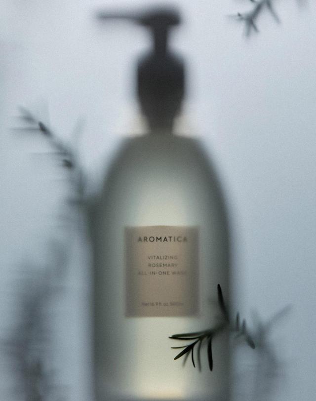 아로마티카 바이탈라이징 로즈마리 올인원 워시 500ml 착용컷