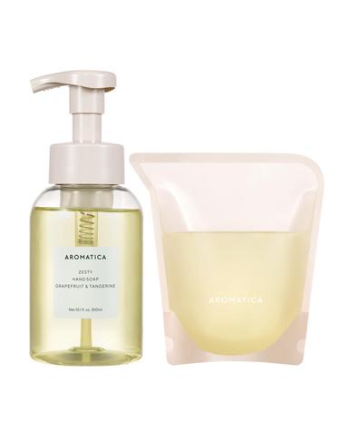 제스티 핸드솝 그레이프프룻 탠저린 300ml+리필 300ml