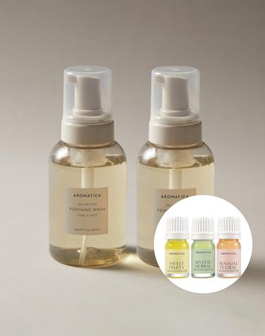 퓨어 앤 소프트 여성청결제 300ml 2개+페미닌 멀티퍼퓸(택1)