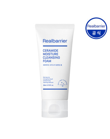 리얼베리어 세라마이드 모이스처 클렌징 폼 80ml