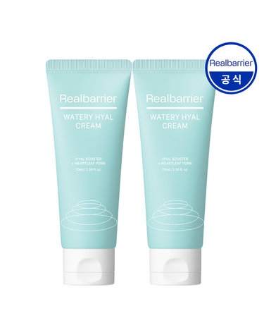 리얼베리어 워터리 히알 크림 70ml x2개