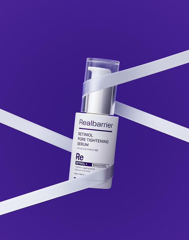 리얼베리어 레티니올 모공 타이트닝 세럼 30ml 착용컷