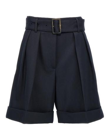 24FW 골든구스  여성 데메테르 버뮤다 팬츠 GWP00983P0006205048650486 Blue BPG