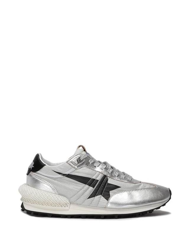 GOLDEN GOOSE [명품] 26SS 골든구스 립스탑 나일론 어퍼 블랙 스타 마라톤 스니커즈 GMF00684 F005667 60246 SILVER BLACK DOM