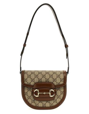 23FW 23FW 구찌  여성 홀스빗 라운드 미니 크로백 76019192TCG8563 Brown BPG