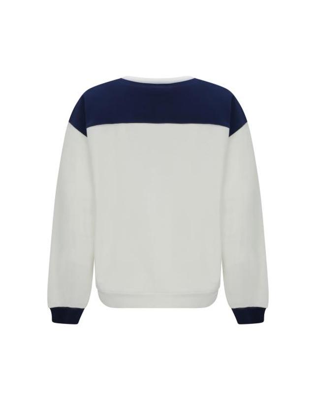구찌 23FW 구찌 남성 로고 프린팅 코튼 스웨트셔츠 756663XJFWJ 9295 WHITE BPG 착용컷