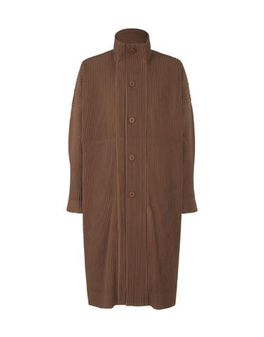 [명품] 옴므 플리세 이세이 미야케 코트 HP48JA121 45 SEPIA BROWN DOM