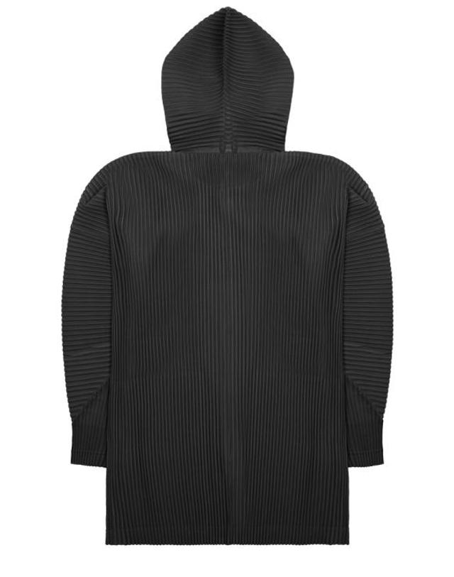옴므플리세 이세이미야케 [명품] 26SS 옴므 플리세 이세이 미야케 후드 티셔츠 HP66JC021 15 BLACK DOM 착용컷