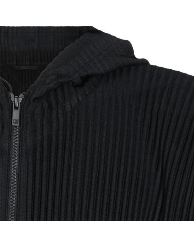 옴므플리세 이세이미야케 [명품] 26FW 옴므 플리세 이세이 미야케 후드 티셔츠 HP68JL071 15 BLACK DOM 착용컷