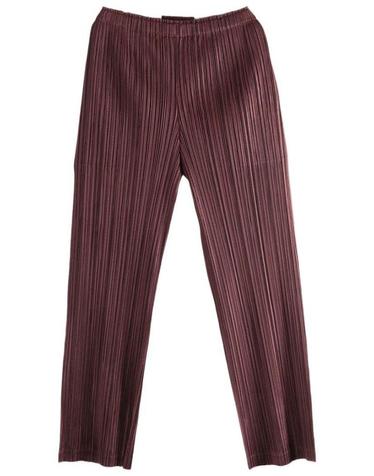 [명품] 26SS 플리츠플리즈 수트 팬츠 PP66JF372 84 BORDEAUX DOM