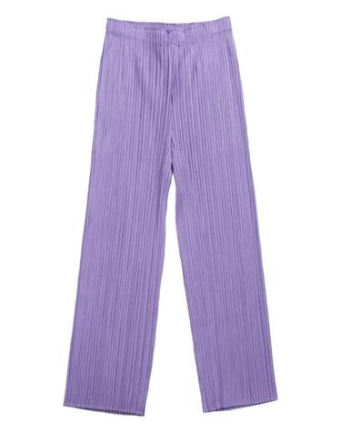 [명품] 26SS 플리츠플리즈 팔라초 팬츠 PP66JF14580 LIGHT PURPLE DOM