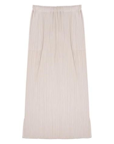 [명품] 26SS 플리츠플리즈 롱 스커트 PP66JG155 43 BEIGE DOM