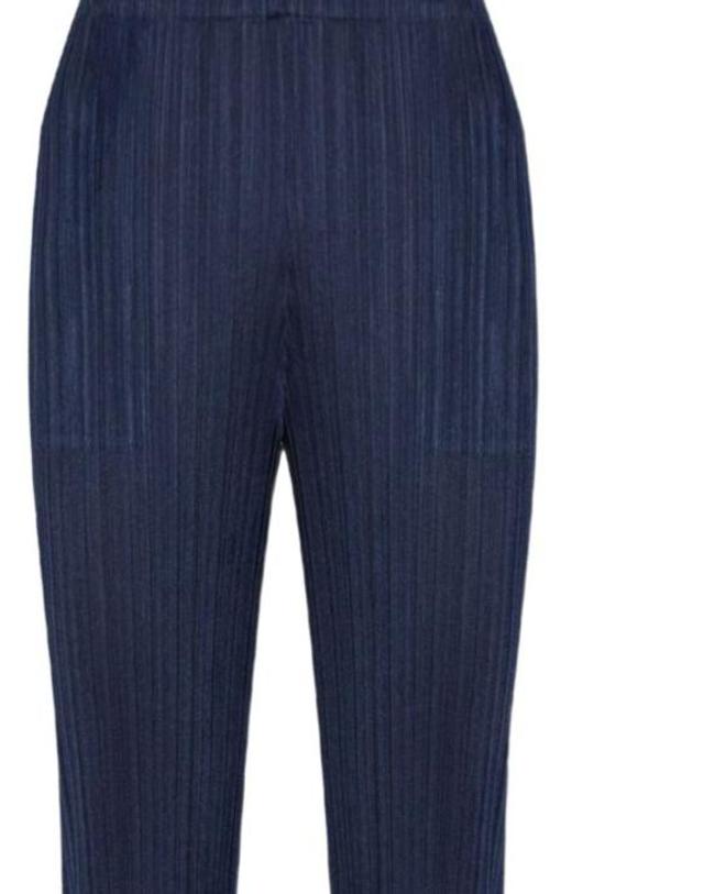 이세이미야케 [명품] 26SS 플리츠플리즈 트레이닝 조거 팬츠 PP67JF407 75 NAVY DOM 착용컷