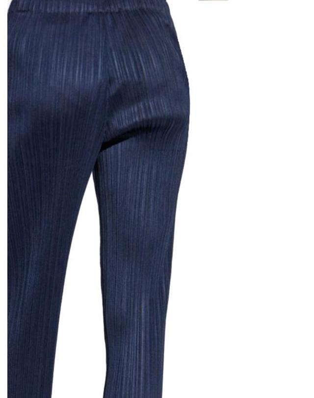 이세이미야케 [명품] 26SS 플리츠플리즈 트레이닝 조거 팬츠 PP67JF407 75 NAVY DOM 착용컷
