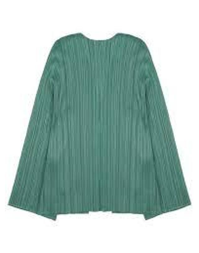 이세이미야케 [명품] 26SS 플리츠플리즈 가디건 PP66JO133 63 GRASS GREEN DOM 착용컷