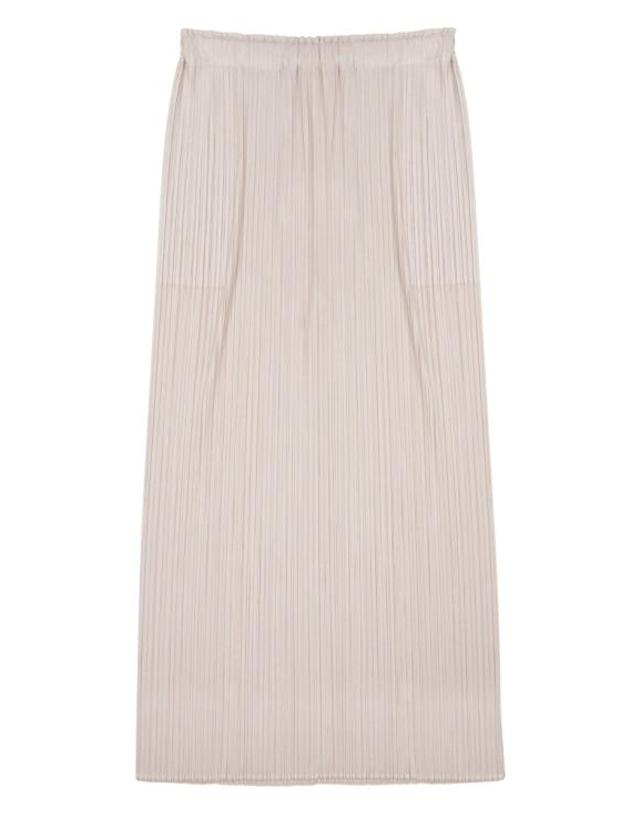 이세이미야케 [명품] 26SS 플리츠플리즈 롱 스커트 PP66JG155 43 BEIGE DOM 착용컷