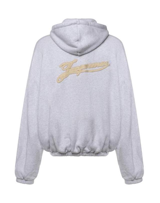 자크뮈스 [명품] 26SS 자크뮈스 토르네오 후디 HOM00302AJ00262 9CI ROSEMARY LABEL GREY DOM 착용컷