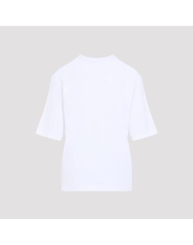 자크뮈스 [명품] 26FW 자크뮈스 자크뮈스 티셔츠 TSW00596AJ00289 100 WHITE DOM 착용컷