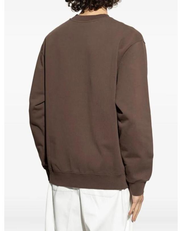자크뮈스 자크뮈스 남성 그로그랭 스웨트 셔츠 SSM00206AJ00126880 DARK BROWN BPG 착용컷