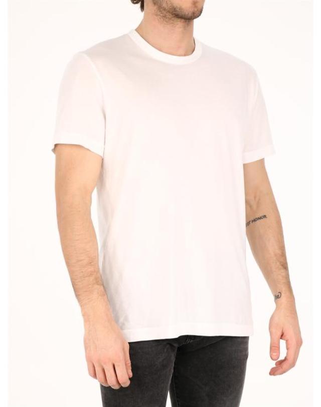제임스펄스 [명품] 26FW 제임스펄스 클래식 핏 숏슬리브 크루넥 티셔츠 MLJ3311 WHT WHITE DOM 착용컷
