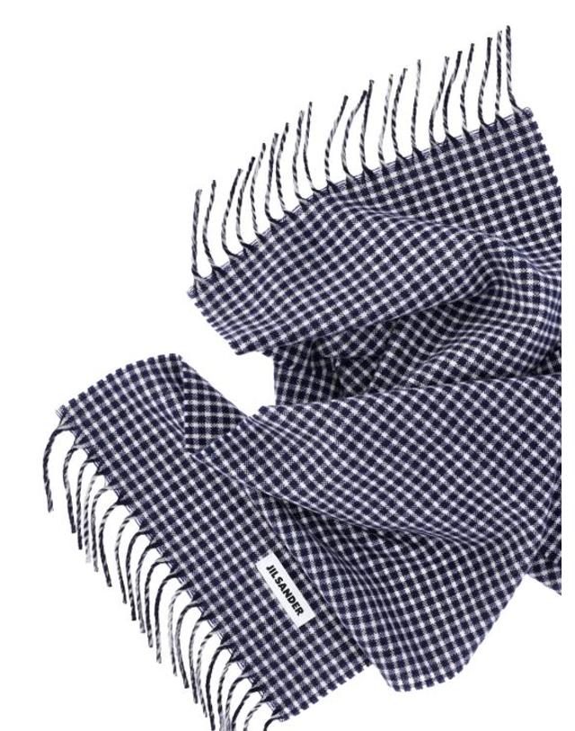 질샌더 [명품] 26FW 질샌더 머플러 스카프 J02TE0115 J40377 184 WEDGWOOD DOM 착용컷