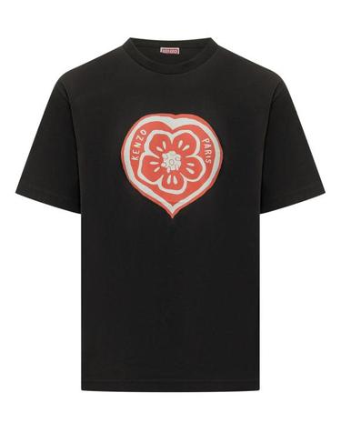 [명품] 26SS 겐조 Boke Heart 티셔츠 FG5 5TS207 4SO 99J BLACK DOM