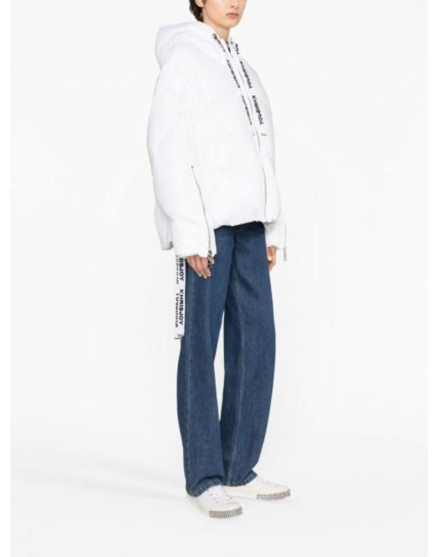 크리스조이 24FW 크리스조이 여성 아이코닉 숏패딩 AFPW001N NYLWH03 BPG 착용컷