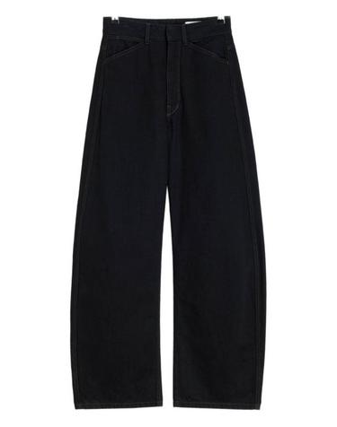 [명품] 26SS 르메르 하이 웨이스티드 커브드 팬츠 PA1264 LD1055 999 BLACK DOM