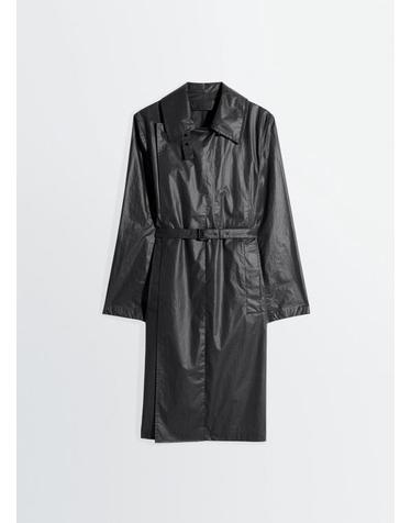 [명품] 26SS 르메르 라이트 코팅 랩 코트 OW1201 LF1381 983 ASH BLACK DOM