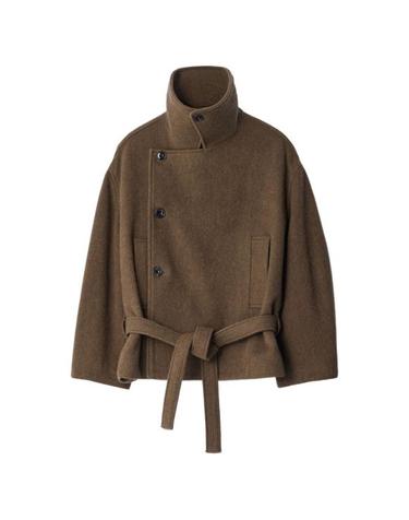 [명품] 26FW 르메르 울 알파카 숏 랩 코트 CO1165 LF1700 704 MUD DOM