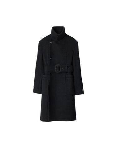 [명품] 26FW 르메르 피티드 랩 펠티드 울 앤 알파카 블렌드 코트 CO1155 LF1700 999 BLACK DOM