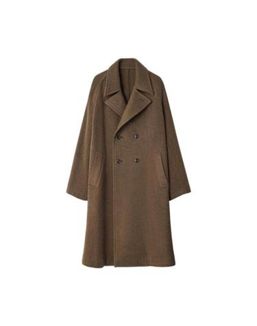 [명품] 26FW 르메르 더블 브레스티드 펠티드 울 앤 알파카 코트 CO1169 LF1700 704 MUD DOM