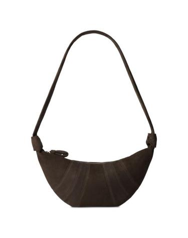 [명품] 26FW 르메르 미디움 크루아상 알파카 누벅 백 BG0235 LL0189 007 EBONY BROWN DOM