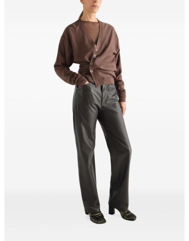 르메르 [명품] 26FW 르메르 릴렉스 트위스트 가디건 PO0052 LK1063 310 BROWN DOM 착용컷