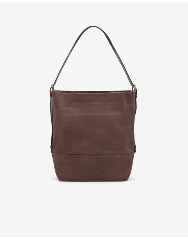 르메르 [명품] 26FW 르메르 코튼 타이 다이 벨티드 토트백 BG0153 LF1697 490 DARK CHOCOLATE DOM 착용컷