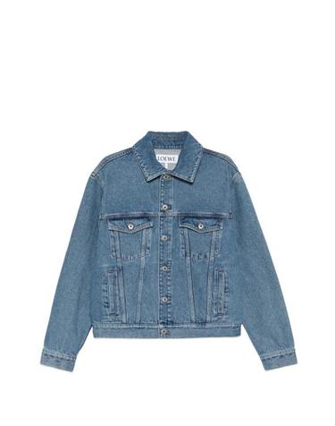 [명품] 26FW 로에베 아나그램 데님 자켓 H526Y50X32 5320 JEAN BLUE DOM