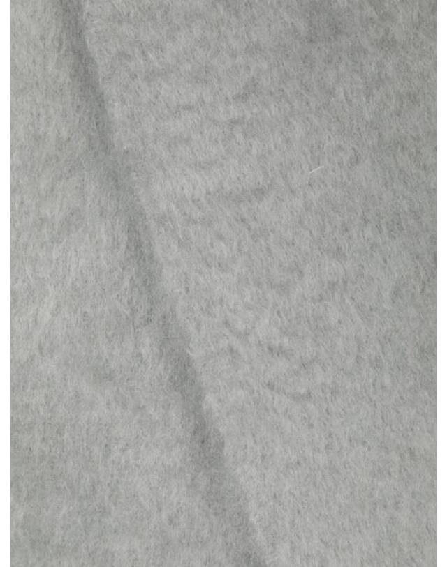 로에베 [명품] 26SS 로에베 모헤어 울 로고 패치 스카프 F655254X01 1130 LIGHT GREY DOM 착용컷